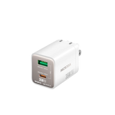 MICRODIA SMARTCube™ Nano 35W GaN Pro Wall Charger, Dual-Port, USB-C PD3.0 + USB-A QC3.0